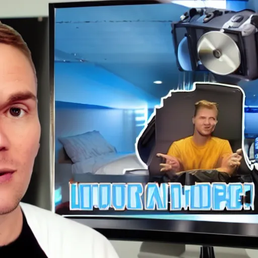 Prompt: thumbnail of the latest linus tech tips video