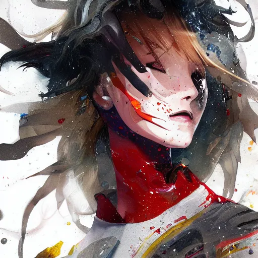 Prompt: highly detailed portrait of a bold determined young astronaut lady with a wavy blonde hair, by Dustin Nguyen, Akihiko Yoshida, Greg Tocchini, Greg Rutkowski, Cliff Chiang, 4k resolution, ibiza nightclub dancing inspired, persona 5 inspired, rave inspired, vibrant but dreary gold, silver, opal, red, diamond black and white color scheme!!! ((Space nebula nightlife background))