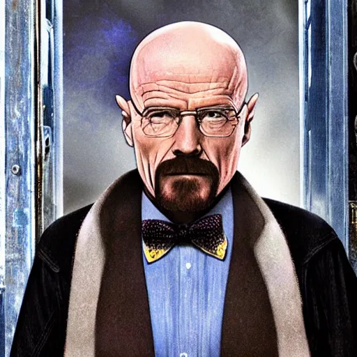 Image similar to Walter White as Doctor Who