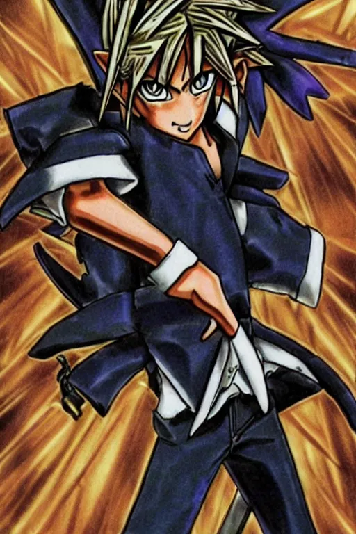 Prompt: yami yugi