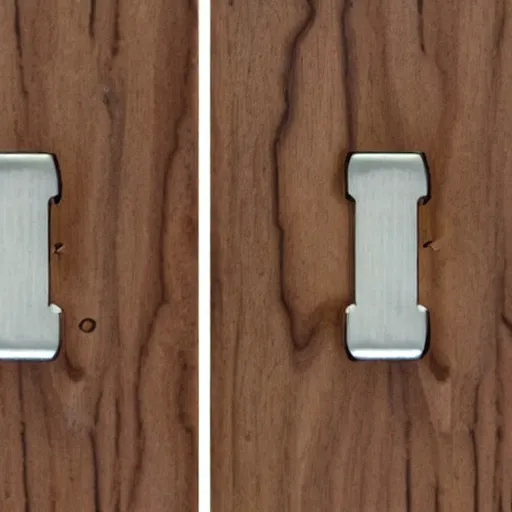 Prompt: technical drawing for a toggle switch made on a piece of walnut wood with stainless steel rod