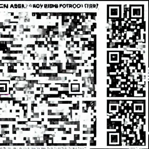 Prompt: A QR code that links to the rick astley youtube video