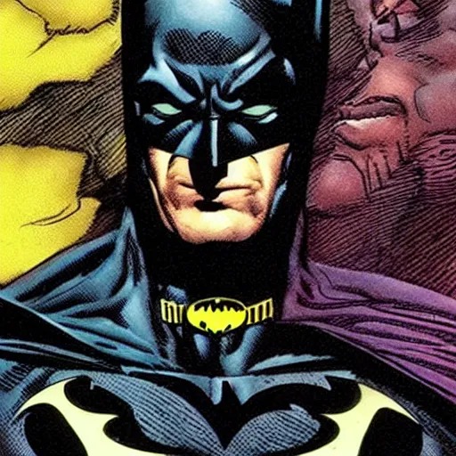 Image similar to batman portrait by jim lee