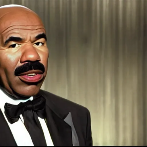 Image similar to a screen still of steve harvey in the famous scene from the movie se 7 en