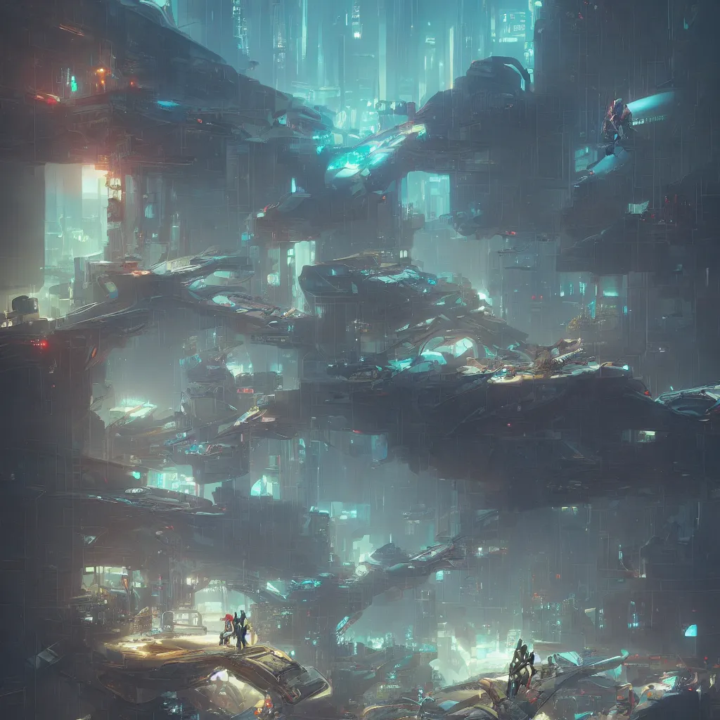 Image similar to cyberpunk hawking by peter mohrbacher and dan mumford and nekro, cgsociety, volumetric light, 3 d render