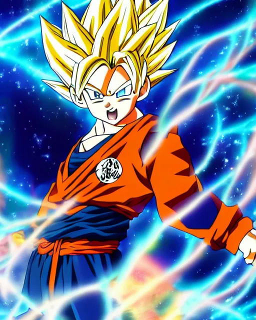 Image similar to Anime key visual of a young boy with thunder powers in the style of Dragon Ball Z, official media, 8k, anime, detailed, HD
