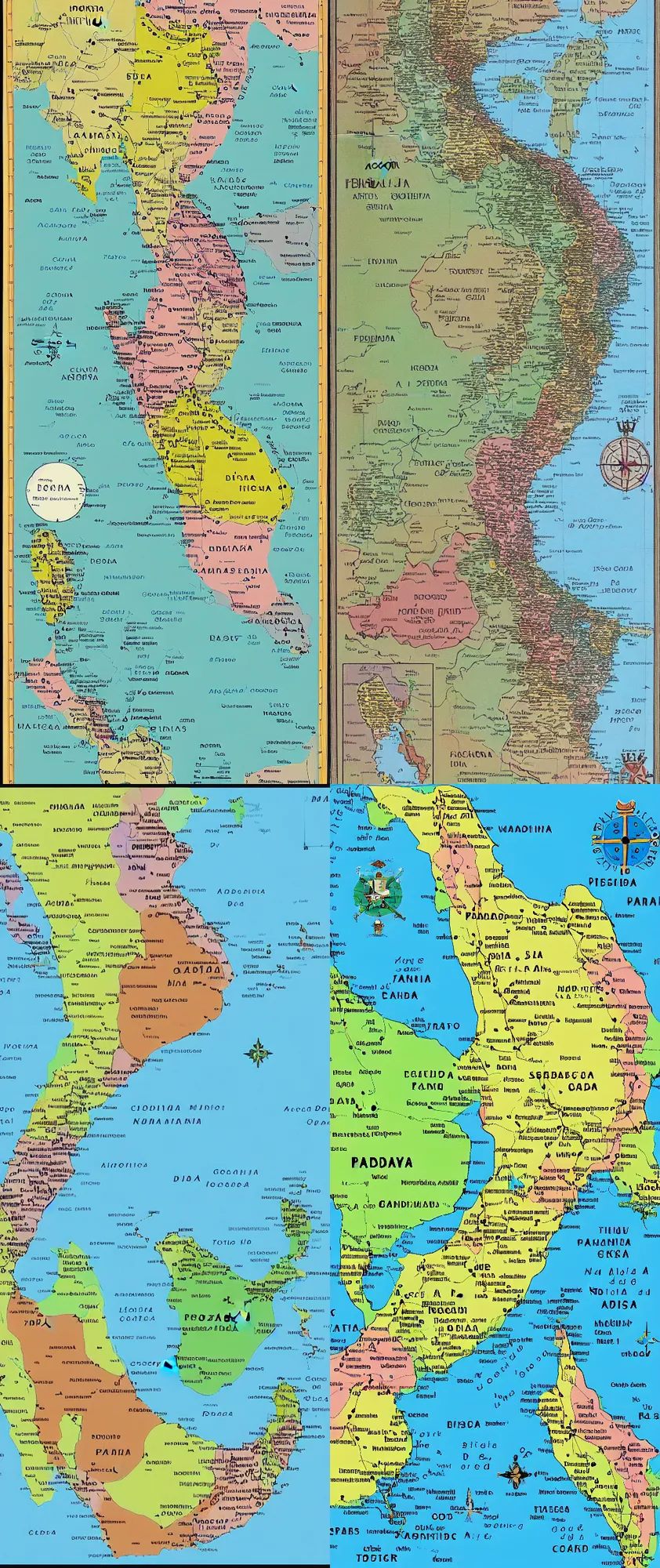 Prompt: A map of Indonesia