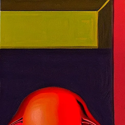 Image similar to alien by wayne thiebaud