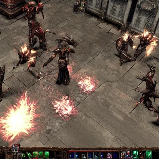 Image similar to A screenshot from the game Path of Exile