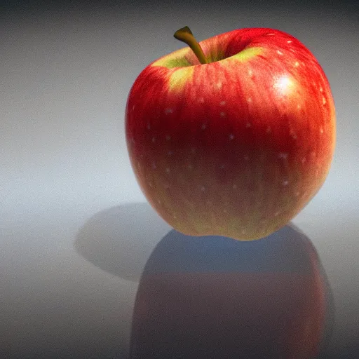 Prompt: apple with bite in it, hyper realistic, photo realistic, focused, cinematic lighting, unreal engine 5, masterpiece