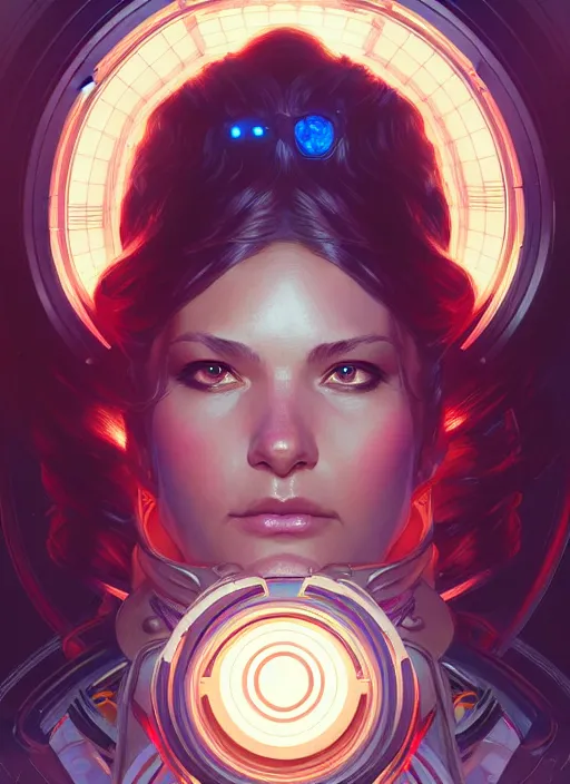 Image similar to symmetry!! portrait of apex legends, intricate, elegant, glowing lights!! highly detailed, digital painting, artstation, concept art, smooth, sharp focus, illustration, art by artgerm and greg rutkowski and alphonse mucha