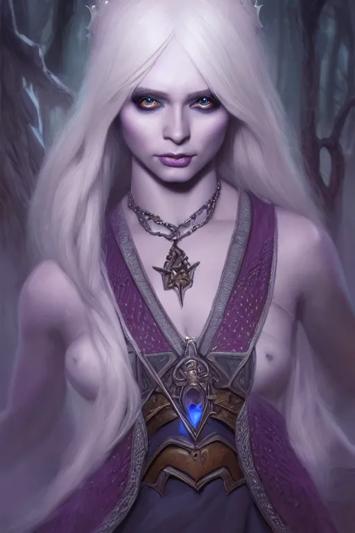 Image similar to drow princess, highly detailed, d & d, fantasy, highly detailed, digital painting, trending on artstation, concept art, sharp focus, illustration, global illumination, ray tracing, realistic shaded, art by artgerm and greg rutkowski and thomas cole and wayne barlowe