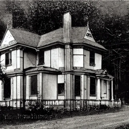 Prompt: a house 1910