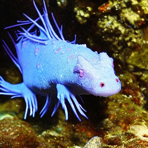 Image similar to an axolotl