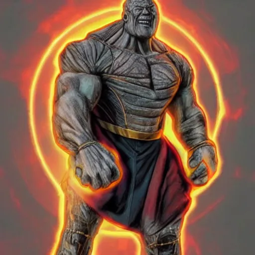 Prompt: photo of mummified thanos