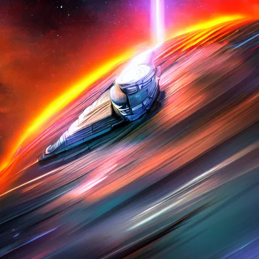 Prompt: warp speed ahead, epic digital art, concept art, 4k ultra