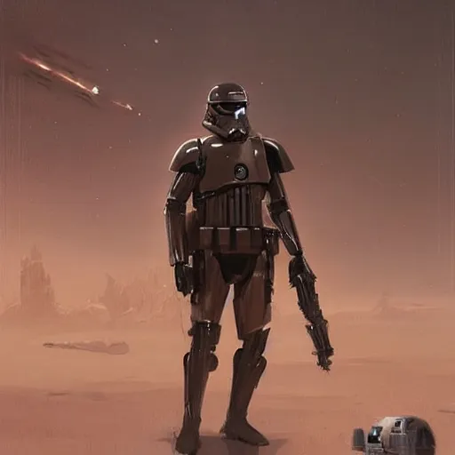 Image similar to star wars concept art by greg rutkowski, soldier wearing a the tactical gear of the galactic federation, digital painting, artstation, concept art, smooth, sharp foccus ilustration, artstation hq