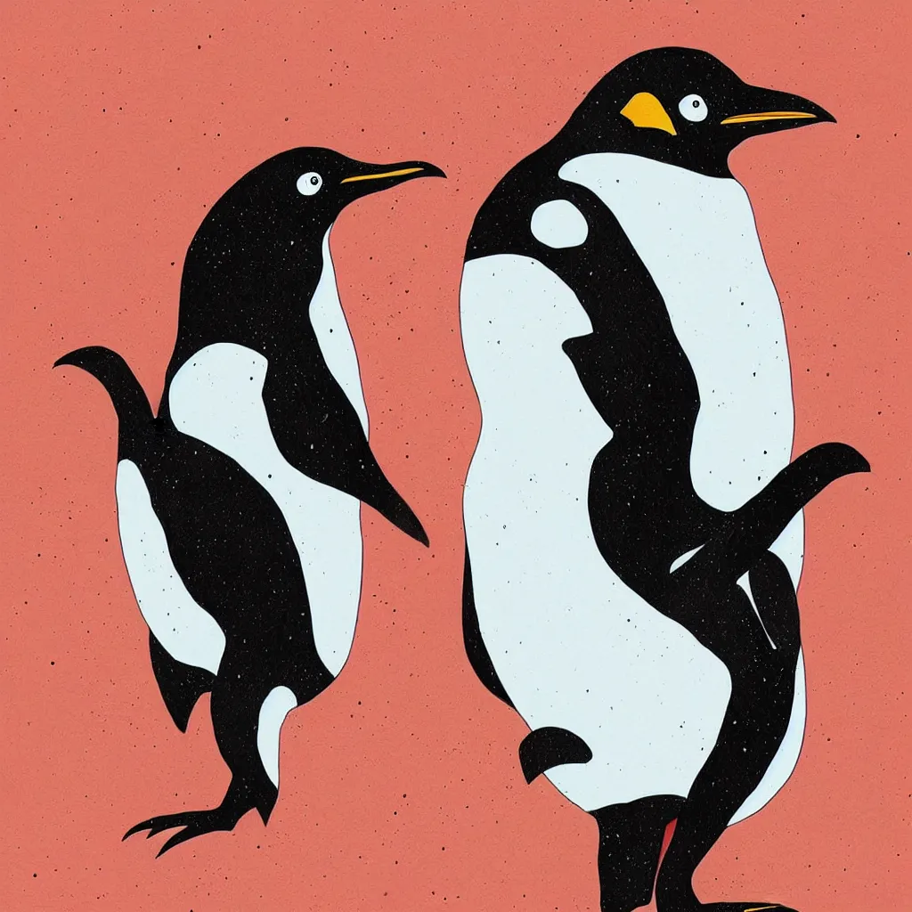 Prompt: the greatest penguin in the world, digital art, fantasy, highly detailed, in the style of jake parker, in the style of conrad roset, swirly vibrant colors, sharp focus