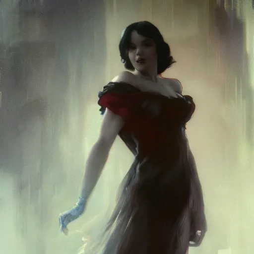 Image similar to snow white, hyperrealistic full figure, bladerunner street alley, art of elysium by frank frazetta and by jeremy mann and by alphonse mucha, fantasy art, photo realistic, dynamic lighting, artstation, full figure poster, volumetric lighting, very detailed face, 4 k, award winning