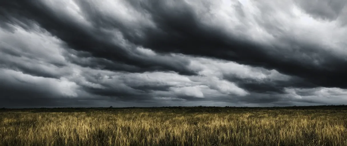Prompt: dark storm clouds, hyperrealistic, photograph, 35mm, sharp focus