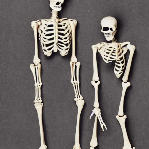 Image similar to A skeleton on a date with my mom