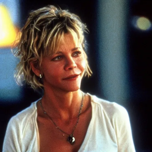 Prompt: Meg Ryan is the terminator