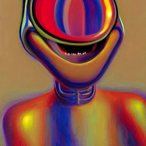 Image similar to alien by wayne thiebaud