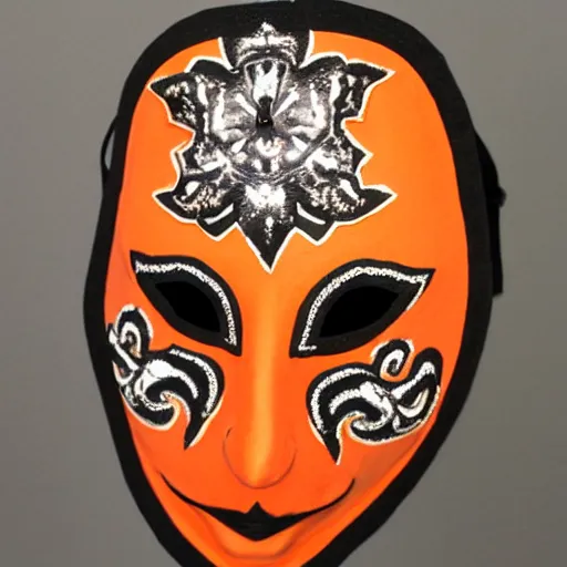 Image similar to orange gothic mask