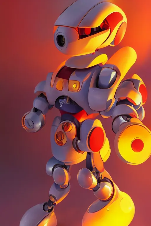 Image similar to metabots medabots medarotto medarot robot minimalist comics, behance hd by jesper ejsing, by rhads, makoto shinkai and lois van baarle, ilya kuvshinov, rossdraws global illumination ray tracing hdr radiating a glowing aura