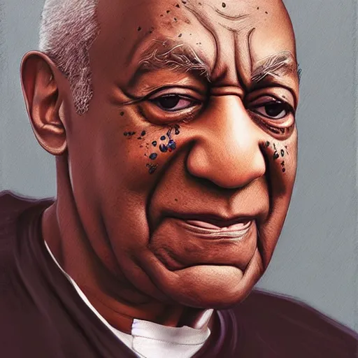 Prompt: Portrait of Bill Cosby made by stanly artgerm lau, wlop, rossdraws, james jean, andrei riabovitchev ,marc simonetti