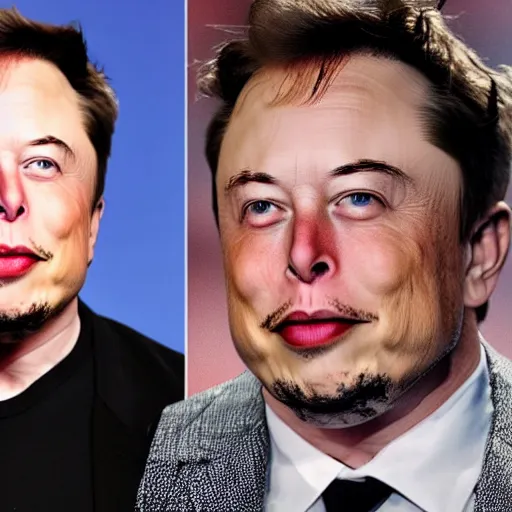 Image similar to down syndrome elon musk