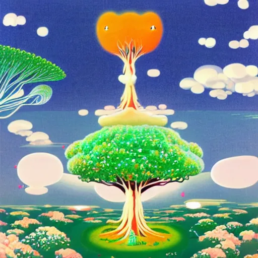 Image similar to Yggdrasil by Chiho Aoshima