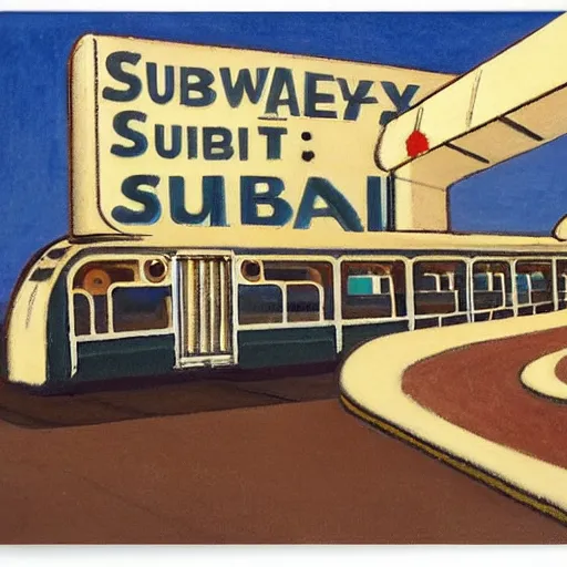 Image similar to subway exit, by o. louis guglielmi