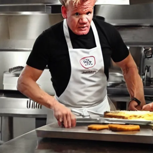 Prompt: gordon ramsay cooking nothing