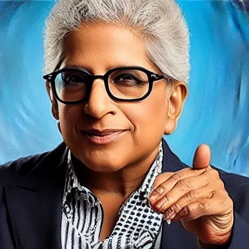 Prompt: a film still from the film deepak chopra 2 : too chopra for oprah