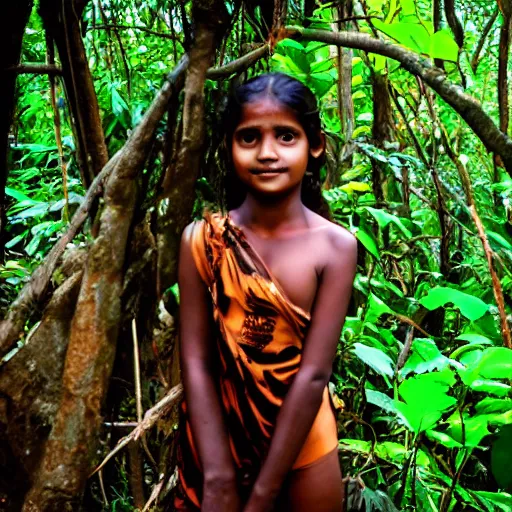 Image similar to sri lankan jungle girl photo