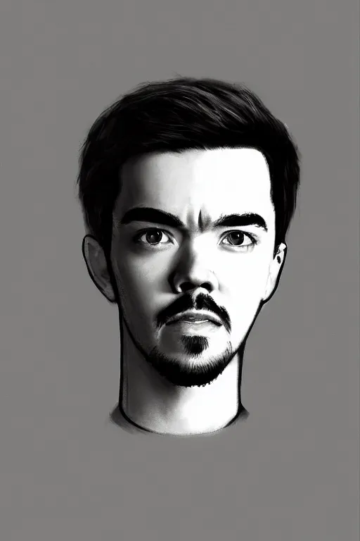 Prompt: of a jacksepticeye portrait,