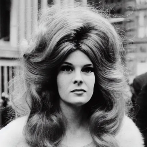 Image similar to 1 9 6 9 big hair day in new york