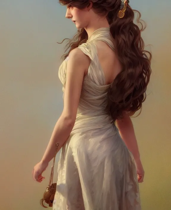 Image similar to teen girl in dress made of oil, realistic portrait, highly detailed, digital painting, artstation, concept art, smooth, sharp focus, illustration, cinematic lighting, art by artgerm and greg rutkowski and alphonse mucha and boris vallejo and frank frazetta