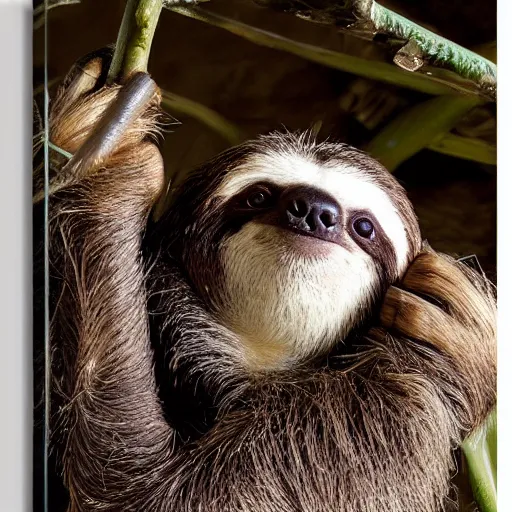 Image similar to little mr screaming sloth by richard hargreaves