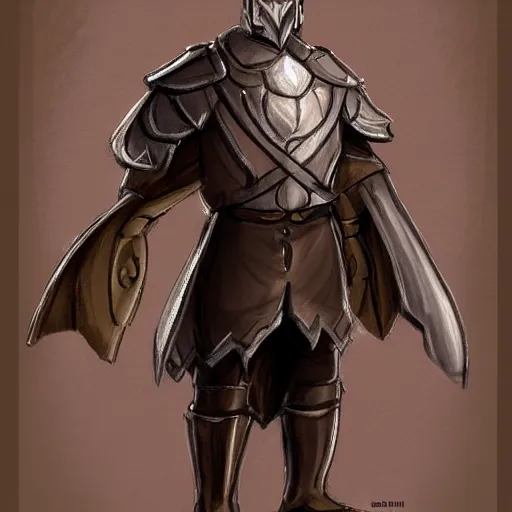 Image similar to character concept art of a man in a magical suit of armor