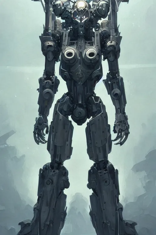 Image similar to very symmetrical!! full body illustrations of mecha, pen and ink, moderately detailed, by james gurney, by greg rutkowski, symmetrical concept art, spooky witch medusa, mechanized, bikini, artstation, deviantart, pinterest, unreal engine