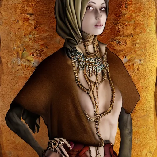 Image similar to photograph of an extremely beautiful Khajiit, high quality fashion photograph by Jeff Bark