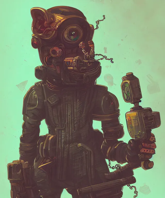 Image similar to a portrait of an anthropomorphic cyberpunk beaver holding a chaingun, cyberpunk!, fantasy, elegant, digital painting, artstation, concept art, matte, sharp focus, illustration, art by josan gonzalez