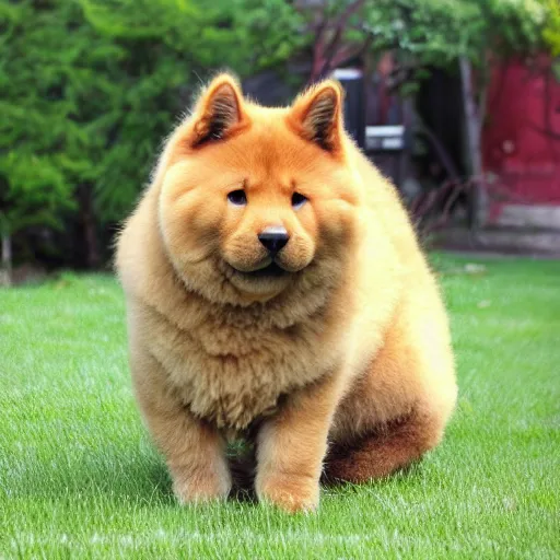 Prompt: photo of a chow-housecat