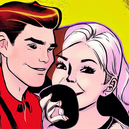 Prompt: archie andrews meets sabrina spellman