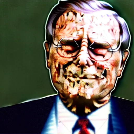 Image similar to donald rumsfeld + cat body