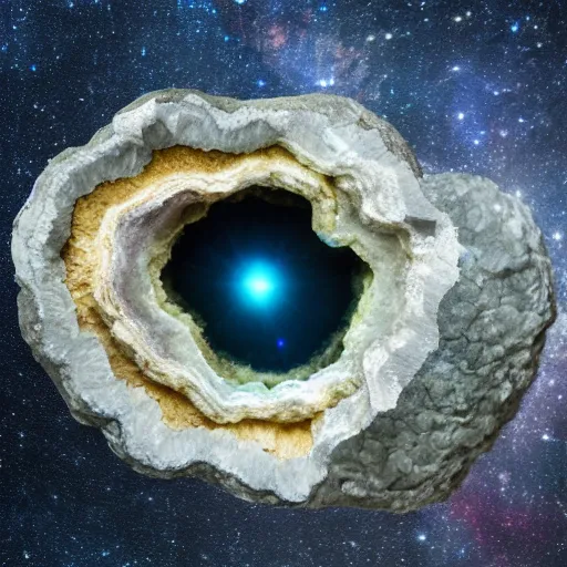 Image similar to the universe as a geode. 8 k