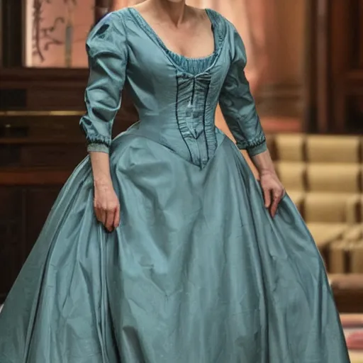 Prompt: gillian anderson as queen victoria