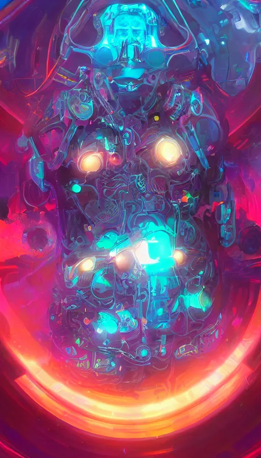 Prompt: psytrance artwork, by artstation